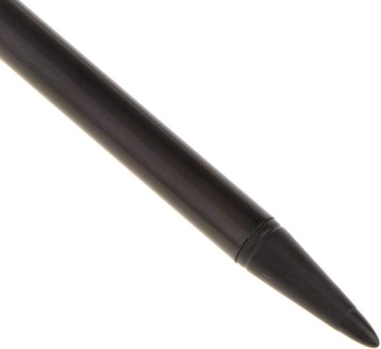 zalati Stylus Pen Touchscreen Pen Resistive ABS met veertouw voor mobiele/gameconsole POS, PDA, industriële pc, auto navigator - zwart — afbeelding 3