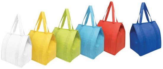 Koeltas Degree - blauw - boodschappen - 23 liter - 35 x 25 x 38 cm - shopper model - lunchtas — afbeelding 4