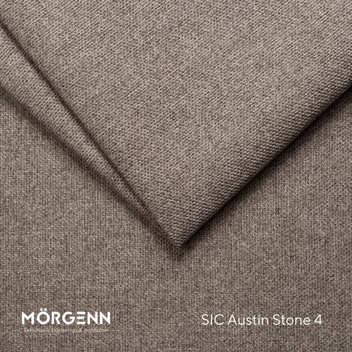 Mörgenn SIC Austin Stofstaal - Meubelstof voor Boxspring en Bed - Stone 4