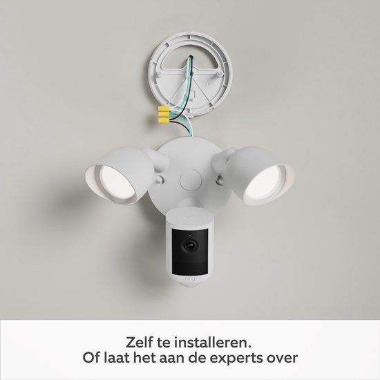 Ring Camera met schijnwerpers (nieuwste generatie) - Wit - 2k video van Ring — afbeelding 5