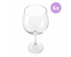 Ginglazen – 65 cl – Set van 6 – Cocktailglazen – 20 x 9 x 9 cm