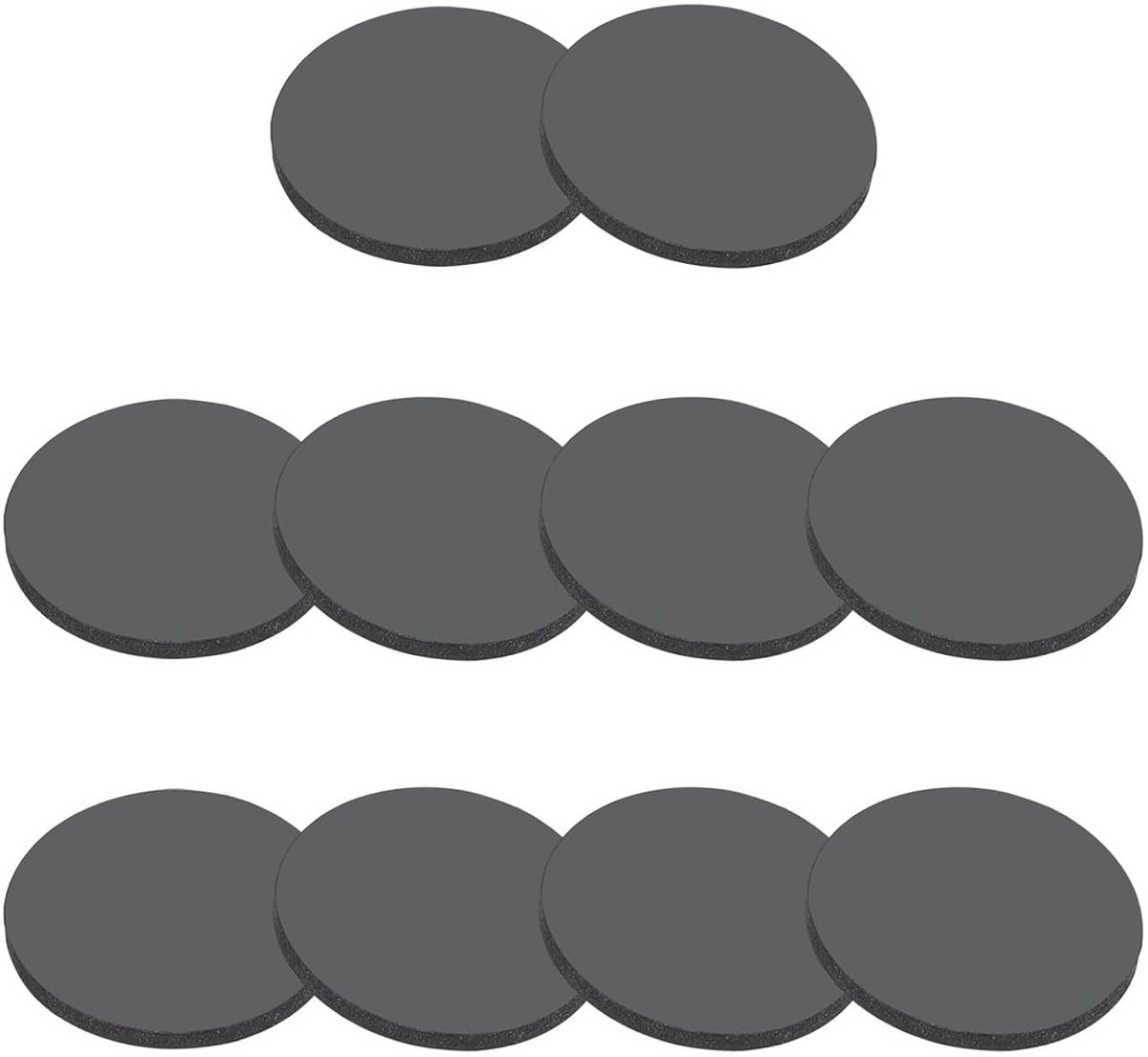 Rubberen sluitringen, 10 stuks, 6 mm x 2 mm (OD x dik), rond, rubberen bussen, afdichtingen, rubberen afdichting, voor huis, auto-accessoires, doe-het-zelf, zwart