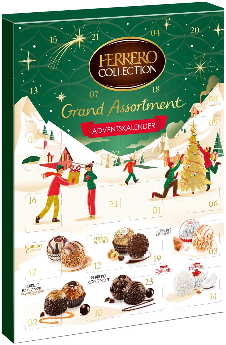 Ferrero - Grand Collection Adventskalender - 253 gram