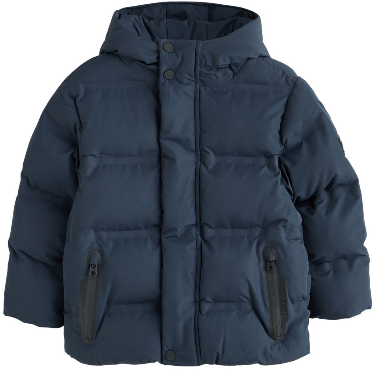 Next - Jongens - Waterbestendige gewatteerde jas - Blauw