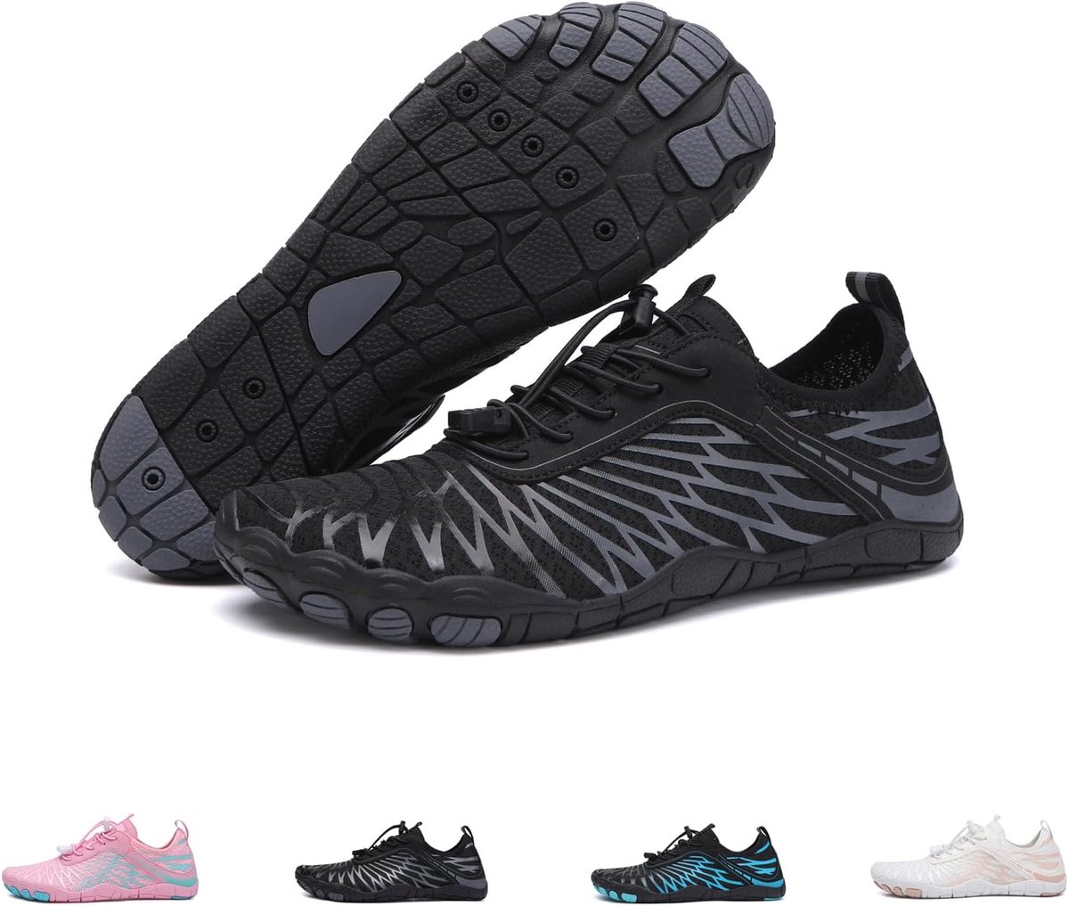 Waterschoenen Heren Barefoot Schoenen Wandelschoenen Snel Drogend Aquaschoenen Ademend Antislip Zacht Lichtgewicht Fitness Schoenen 36-47 EU
