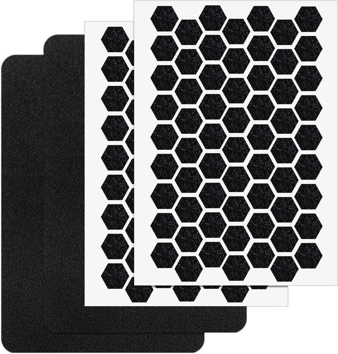 Gripstickers voor Telefoonhoesjes Voorgeknipt Anti-Slip Stickers voor Gamecontroller Laptop Muis Camera Sterke Lijm & Zweetbestendig (Zwart)