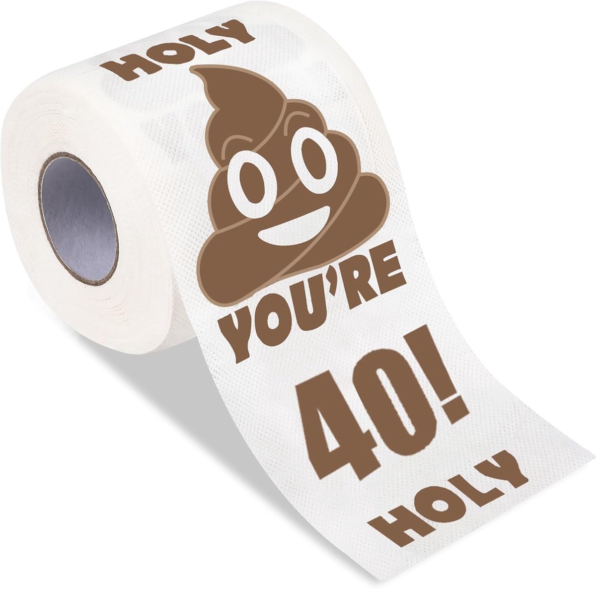 Toiletpapier Gag Gift - Beste Vriend Verjaardagscadeaus, Nieuwigheid Roll voor Prank Verrassing - Gelukkige 40e Verjaardag Grappig Cadeau
