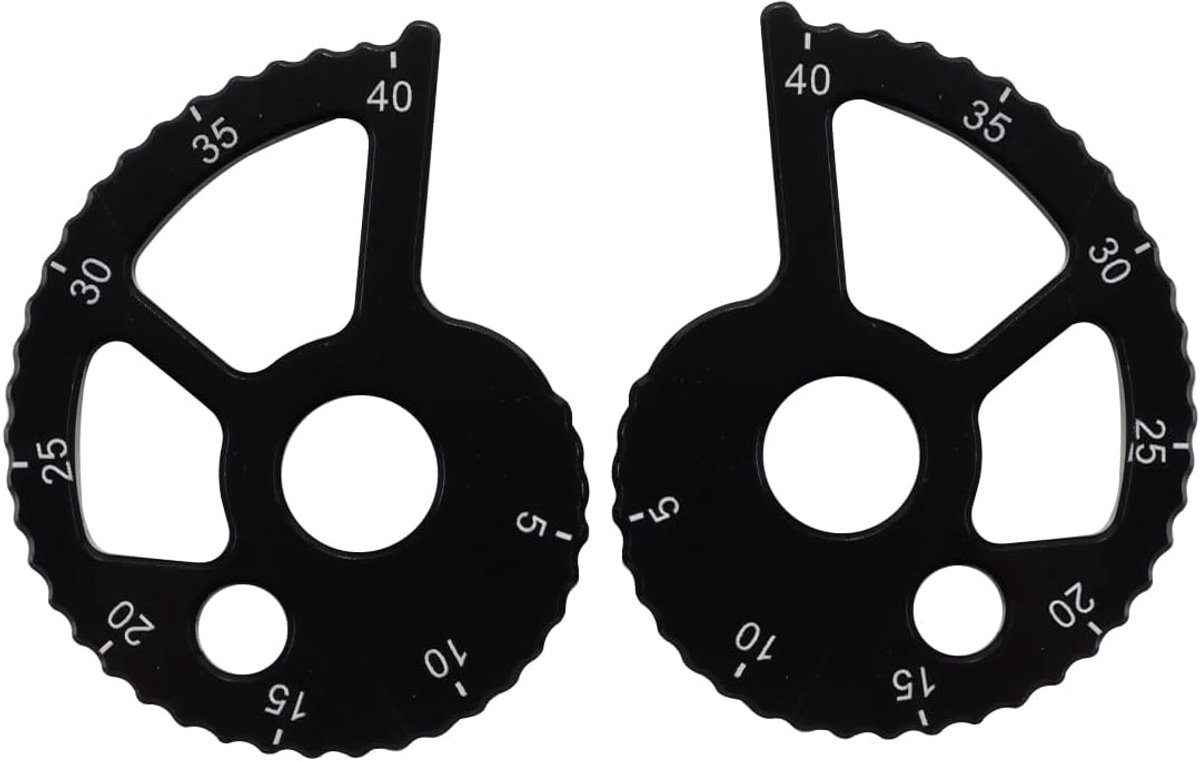 2 stuks achterwiel kettingspanner, motorfiets kettingspanner gids verstelset, geschikt voor CRF150F XR250L