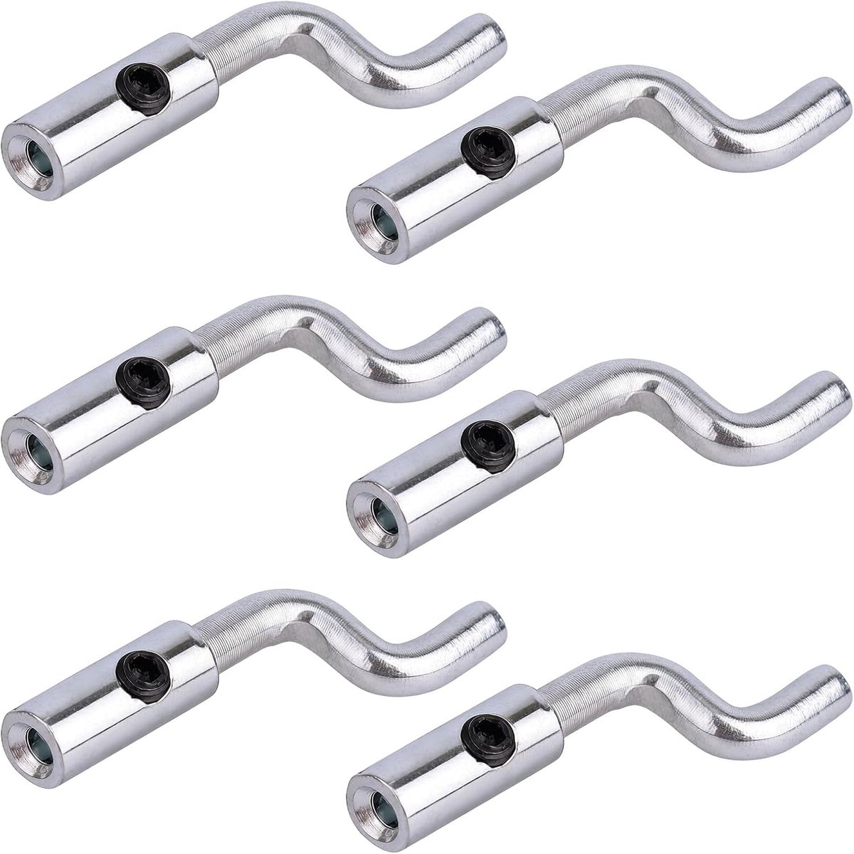 6 Stuks Z-Vormige Gaskabeluiteinden, Universele Kabelstopper met Verstelbare Z-Kop voor Reparatie van Grasmaaiers Minibikes en Remkabels