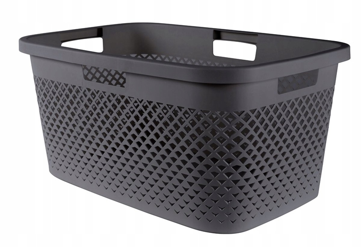 Curver Pure Wasbak 47L Donkergrijs - Praktisch en Ventilerend