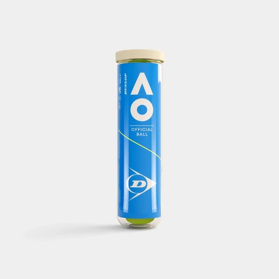 Dunlop Australian Open Tennisballen - 4 stuks