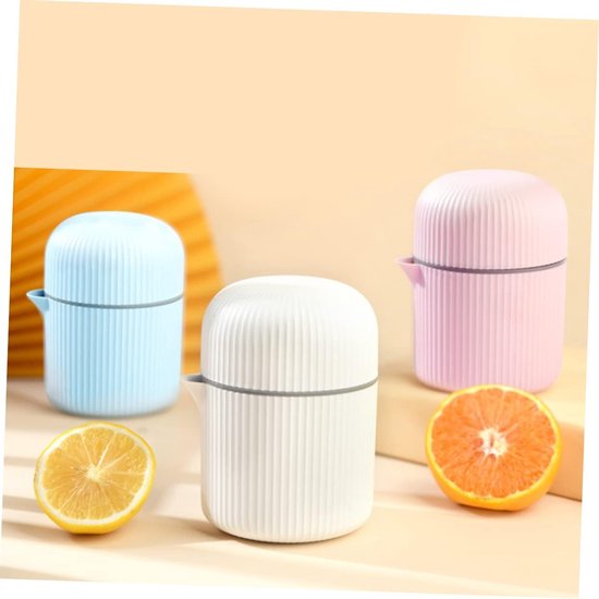 Handmatige Sapmaker - Fruitpers - Vers Sap Maken - Compact Ontwerp - 10.5 x 10.5 x 13.5 cm - Wit — afbeelding 5