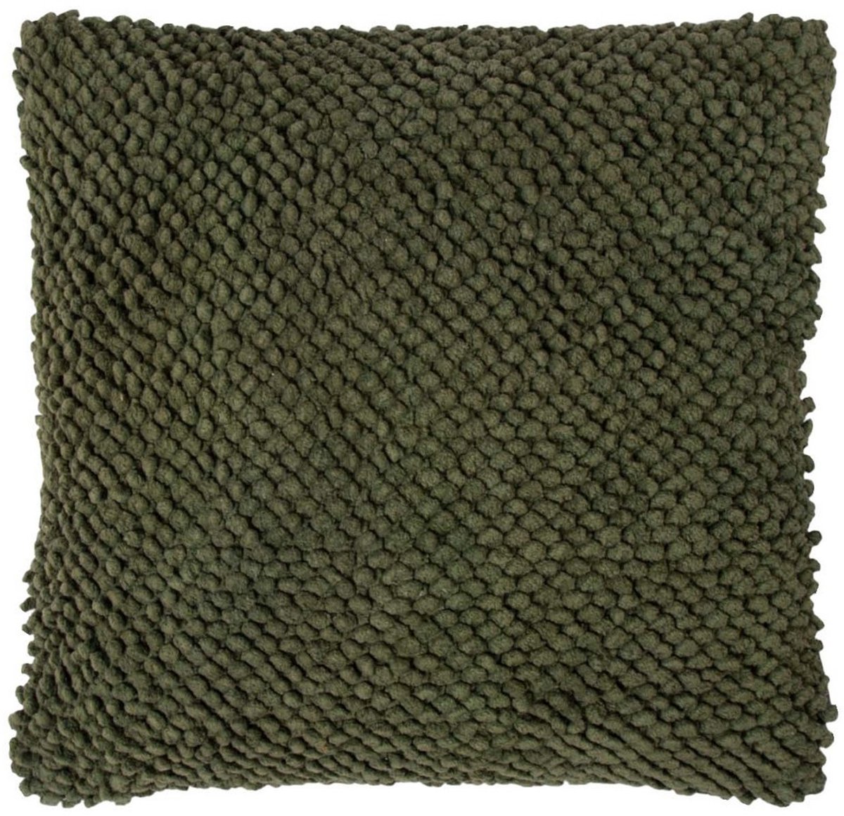 Jumbo dots olive green cushion 45x45 cm