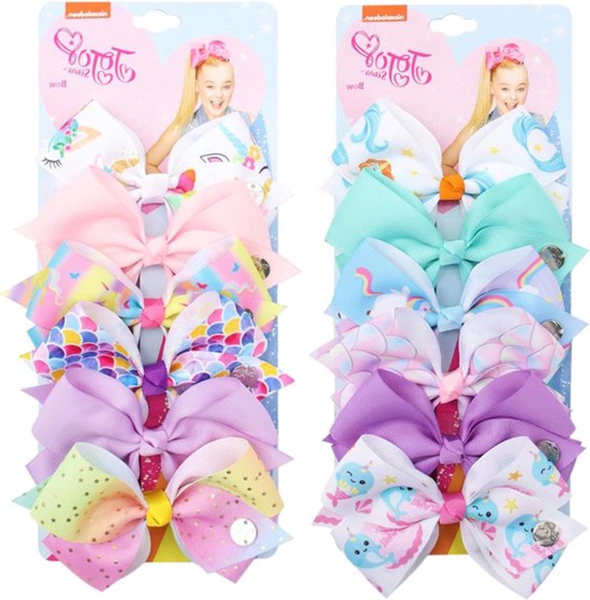 Set van 12 Meisje Haarspelden | Boog Haaraccessoires voor Meisjes | Alligator Boog Haar Clips | Regenboog Haarspelden voor Meisjes | Meisjes Regenboog Haaraccessoires in Verschillende Kleuren