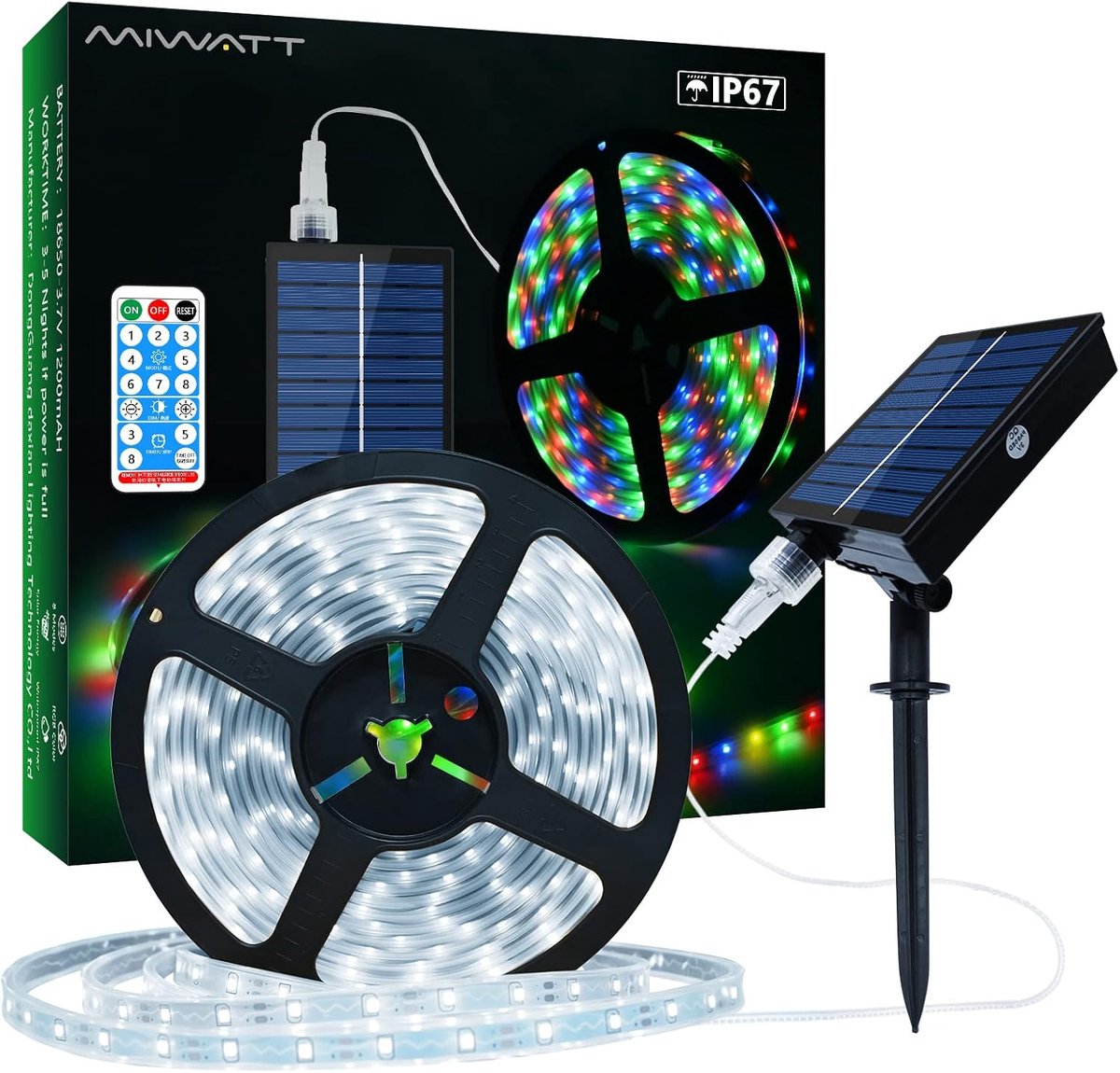 SnelShoppen - LED Strip 10 Meter Koud Wit, IP67 Waterproof, 560 LEDs voor Tuin, Zwembad, Feest, Keuken, Energiezuinig en Duurzaam