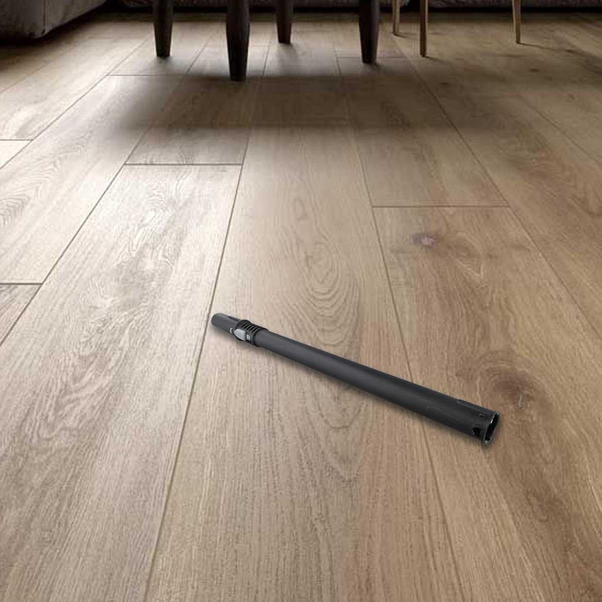 Stoomreiniger buis - Verlengstuk accessoire - Grondig reinigen - Breidt bereik uit - 05 meter - Zwart grijs