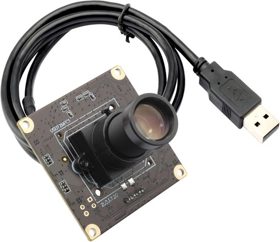 SnelShoppen - High Speed Camera Module 1080P 120fps 12MP 4K UVC Camera met M12 Lens 25mm voor PC Laptop Raspberry Pi - Ideaal voor Beveiliging en Indu
