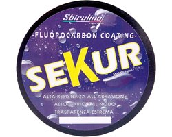 SnelShoppen - Sbirulino Secur Fluorocarbon Coating 100 m - Hoge Slijtvastheid, Transparant, 4.7 kg Breekbelasting - Perfect voor Hengelsport en Vissen
