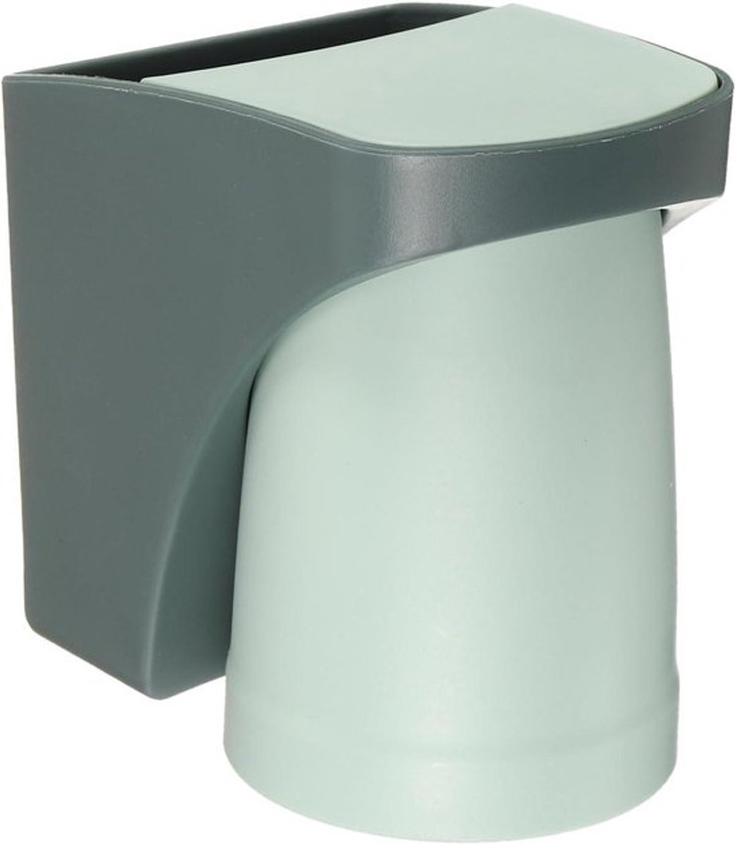 Magnetische tandenborstelhouder met tandpasta-organizer - Wandmontage - Badkamer accessoire - Groen