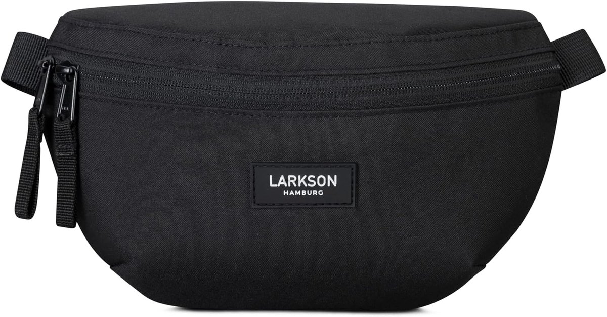 SnelShoppen - Heuptas Unisex Zwart - Finn - Multifunctionele Heuptas voor Sport, Buiten, Stadsgebruik - Stijlvolle Crossbody Tas met Verstelbare Band