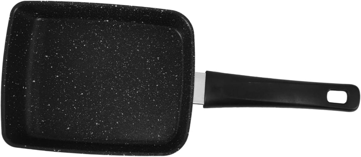 Omelet Pan - Japanse Koekenpan - Ontbijt Maken - Non-stick Coating - 36 x 15.5 cm - Zwart