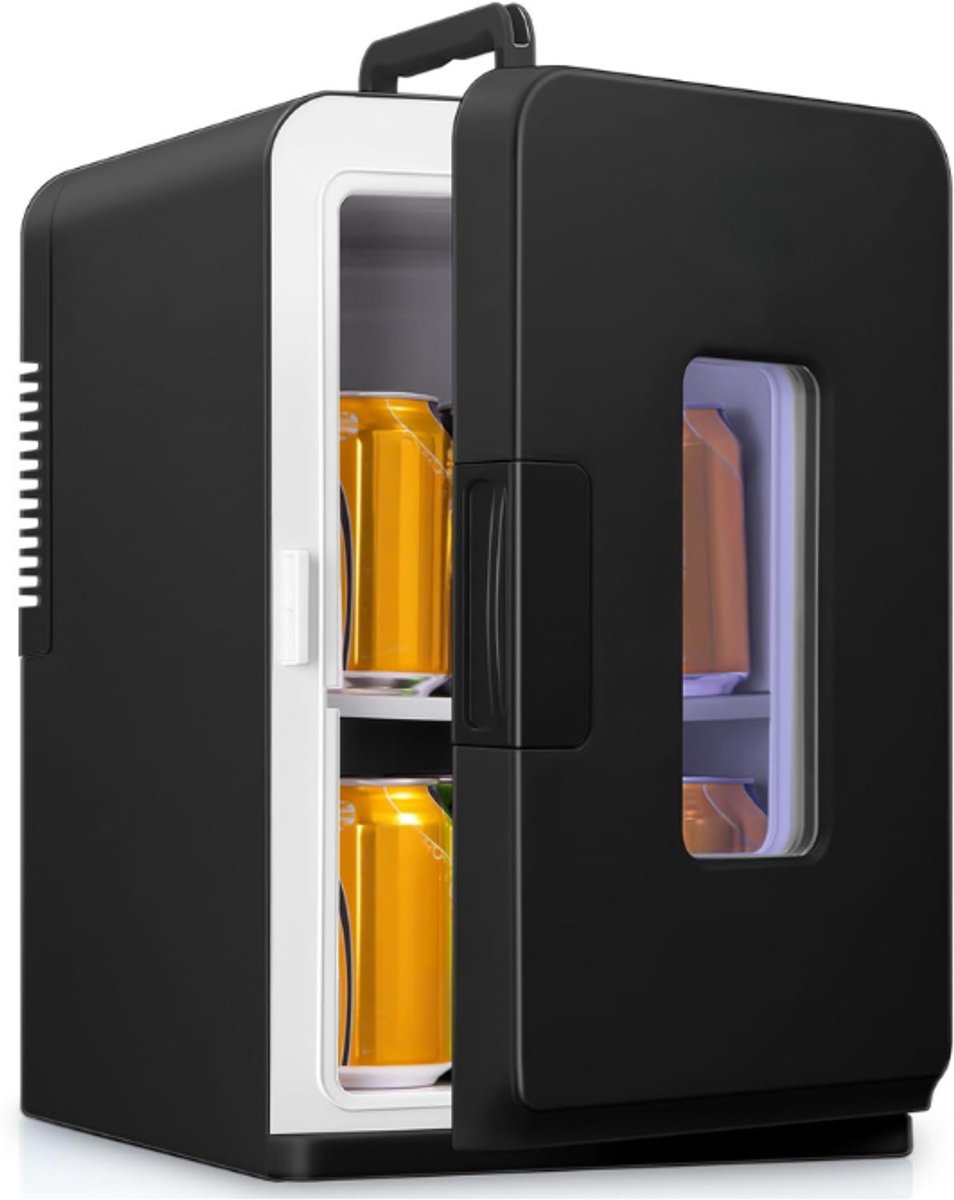 ApexArte® Mini Vriezer - Kleine Diepvrieskast - Vrieskist - Zwart
