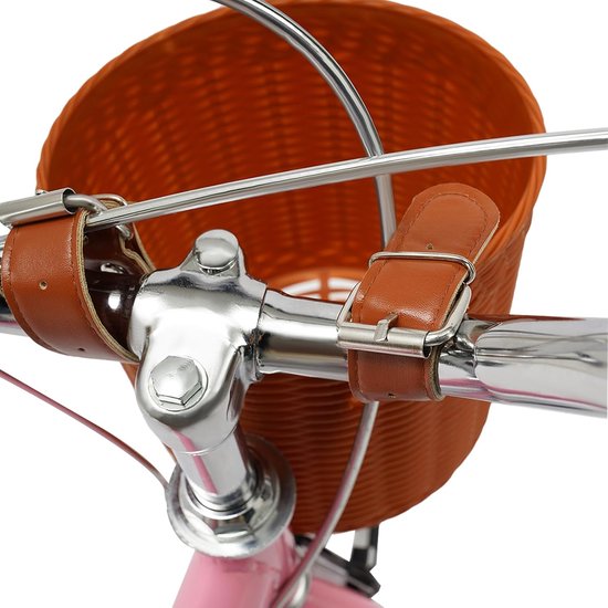 Kinderfiets - Loopfiets met steunwielen - Leren fietsen - Verstelbaar stuur en zadel - 12 inch - Roze — afbeelding 2