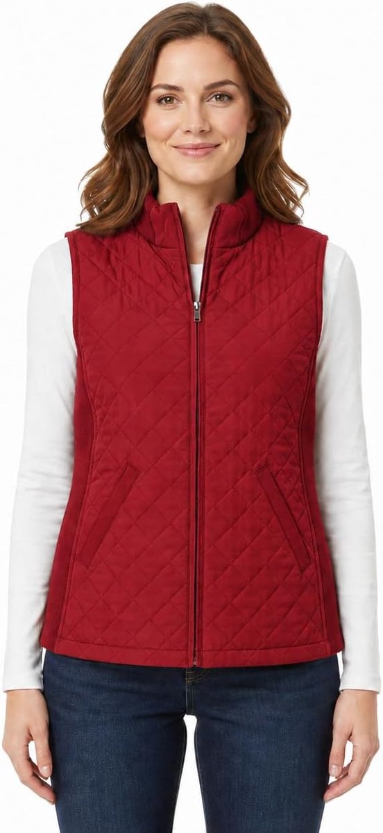 Dames Quilted Casual Gilet: Lichtgewicht Opvouwbaar Mouwloos Jack Bodywamer