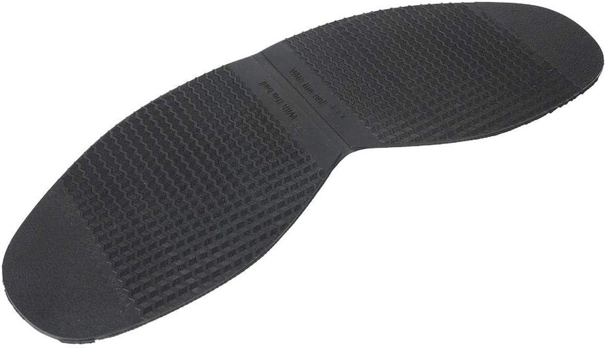 Leren Schoenen Reparatie Halve Zool Zwart – Antislip Platte Voorvoet Zolen – Zelfklevende Schoenreparatie Buitenzool voor Heren en Dames