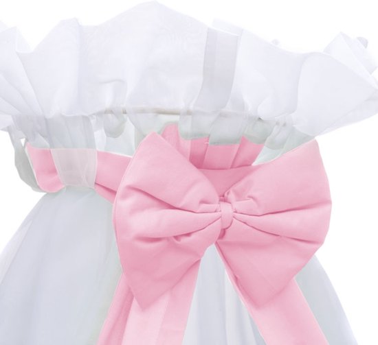 Baby Sluier Strik Roze - Baby Hemeltjes - Baby Klamboe voor Wieg en Ledikant — afbeelding 2