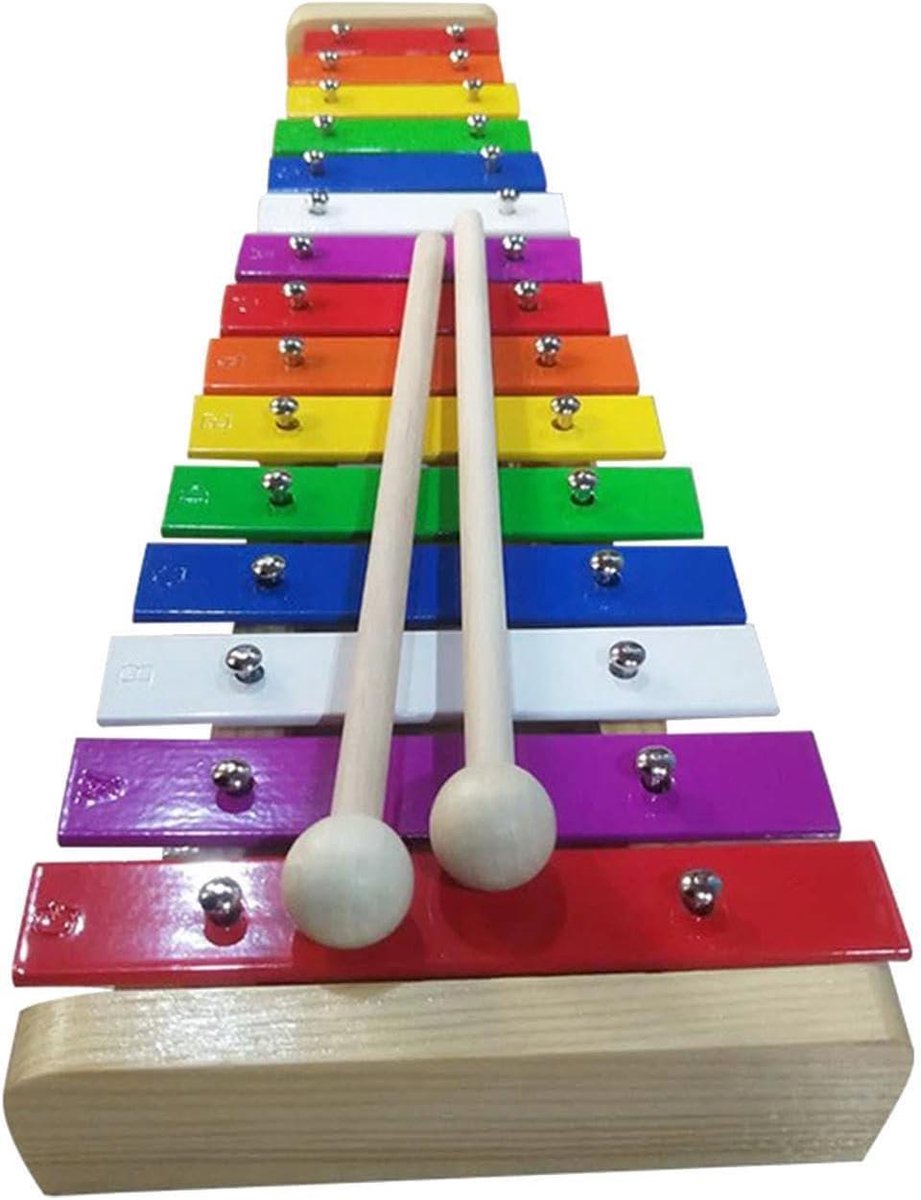 Xylofoon Kinderen - Muziek Speelgoed - Muziek Leren - 15 Heldere Noten - 40cm x 13cm - Niet gespecificeerd