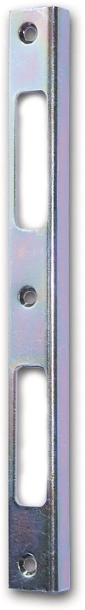 Hoeksluitplaat - Zilver - 21 x 14,6 x 4 cm - Verzinkt Staal voor Binnendeuren