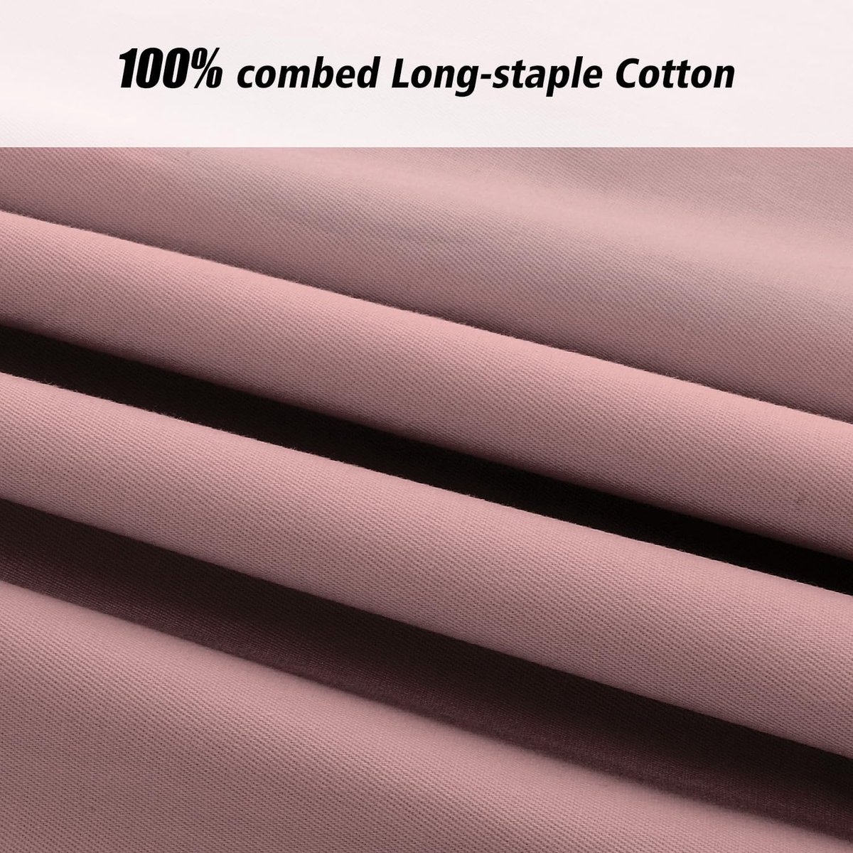 SnelShoppen - 2-Pack Kussenhoezen, 100% Katoen Ademend Kussenhoes, 50 x 75 cm, Roze Roze, Geschikt voor Slaapkamer, Woonkamer, Decoratie