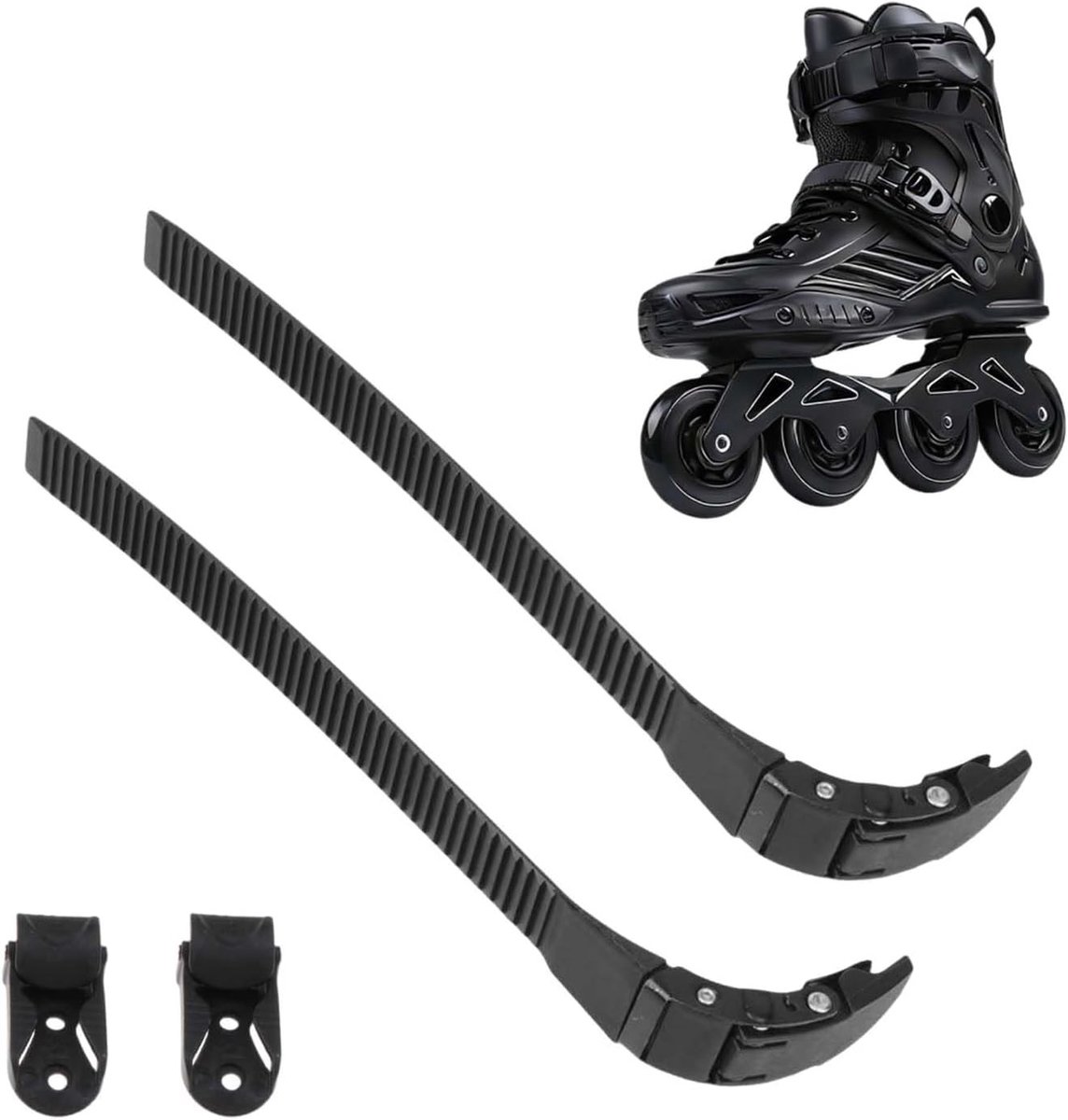 Vervangingsgesp voor Inline Skates met Clip, Universele Roller Skate Gespen en Stopper, Duurzame Skate Accessoires