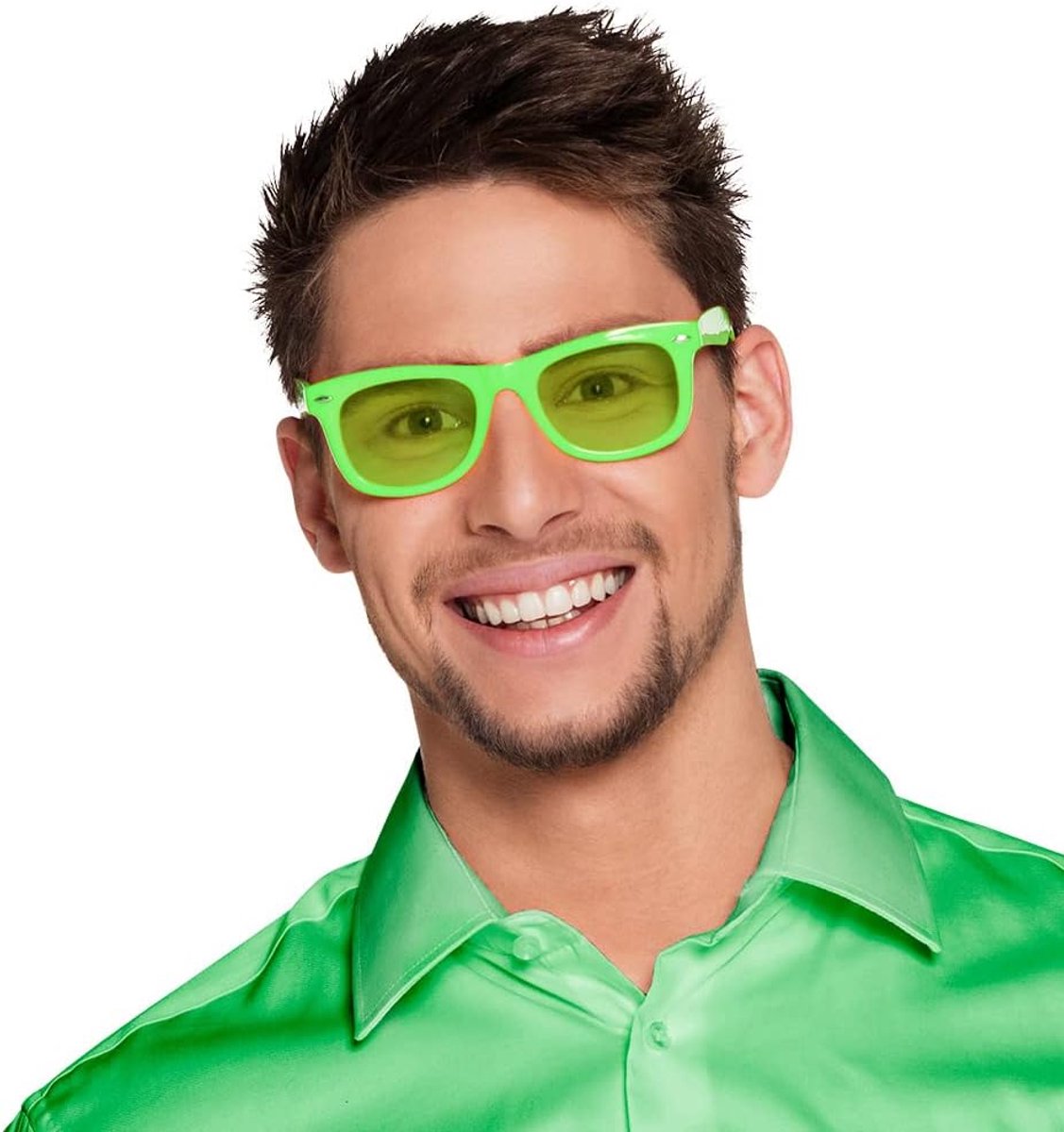 02622 bril Dance, unisex – volwassenen, neongroen, Taglia Unica