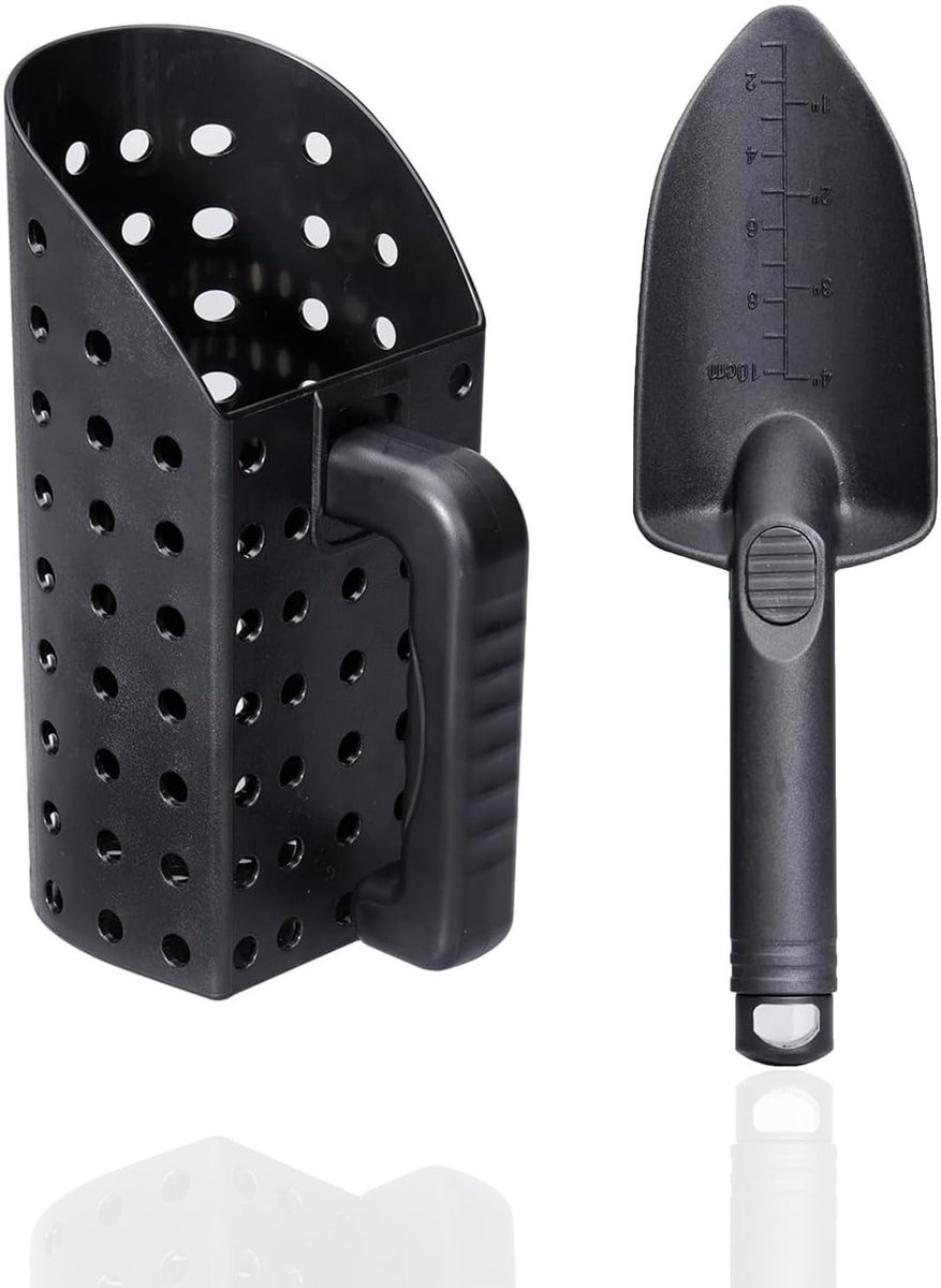 Omgoods - Metalen Schep Set voor Metaaldetectie en Tuinwerk - Perfect voor Schatzoeken