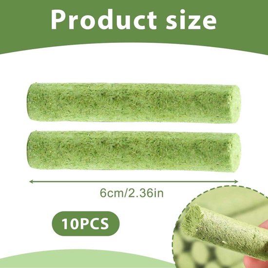 10 stuks kattengrassnack 50 g kattengras sticks gevriesdroogde snacks voor katten voor tandverzorging en haarballen verwijderen kattenkruid kattengras stick — afbeelding 5