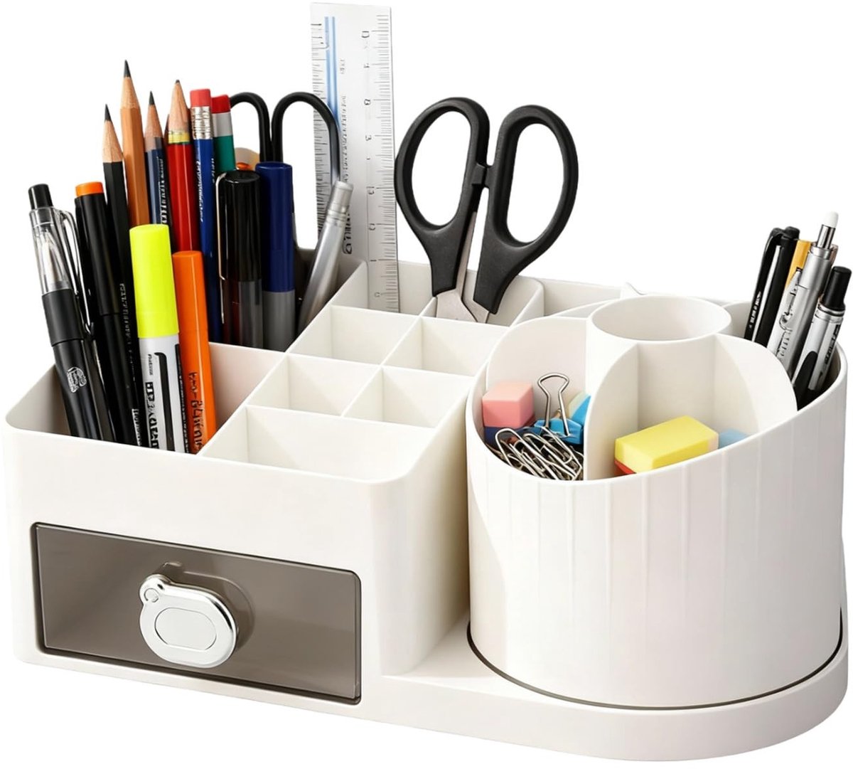 Omgoods - Bureau Organizer met 15 Compartimenten - Multifunctionele Desk Organizer