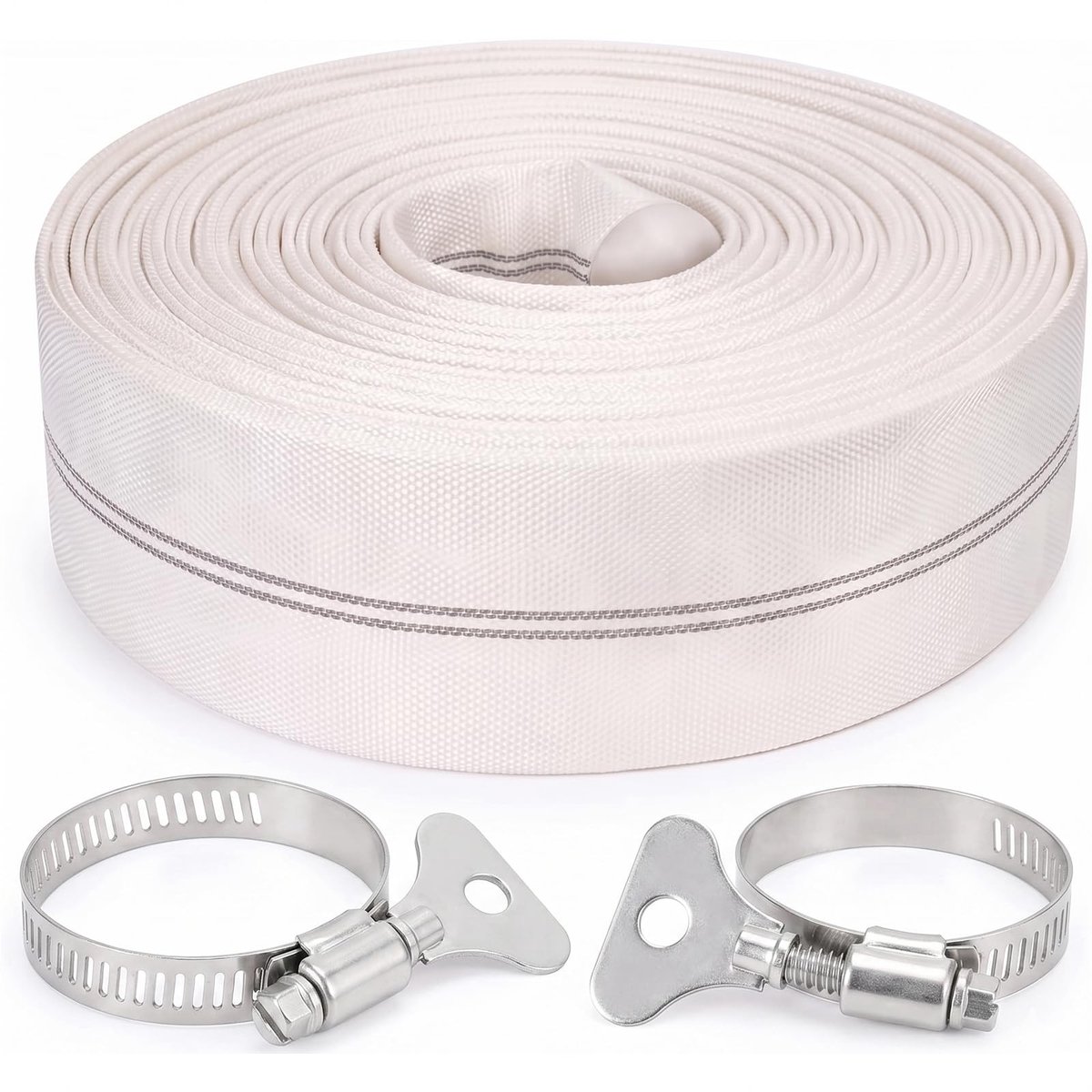 Omgoods - Plat Afvoer Slang Ø32mm voor Dompelpompen (10m)