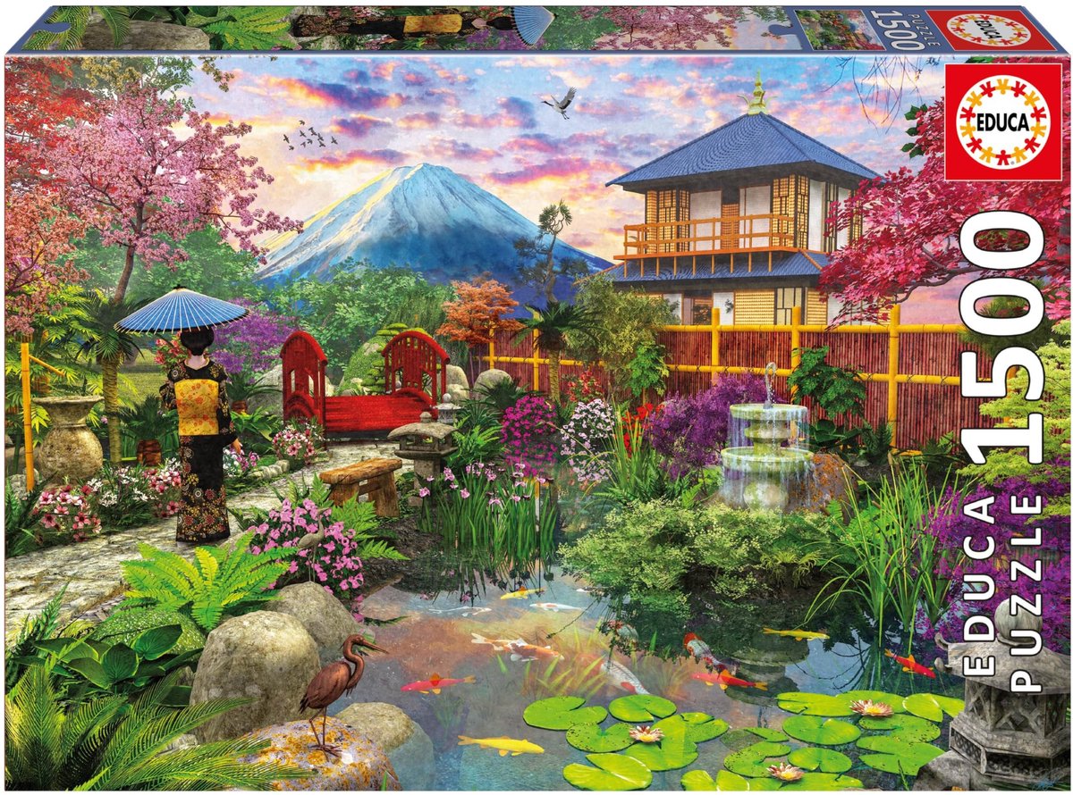 Omgoods - 1500-delig Puzzel van een Japanse Tuin