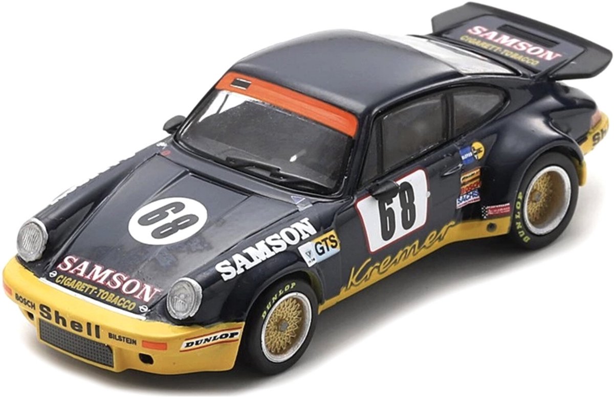 Spark Modelauto - Porsche 911 - donkergrijs - 6 x 3 x 3 cm - schaalmodel