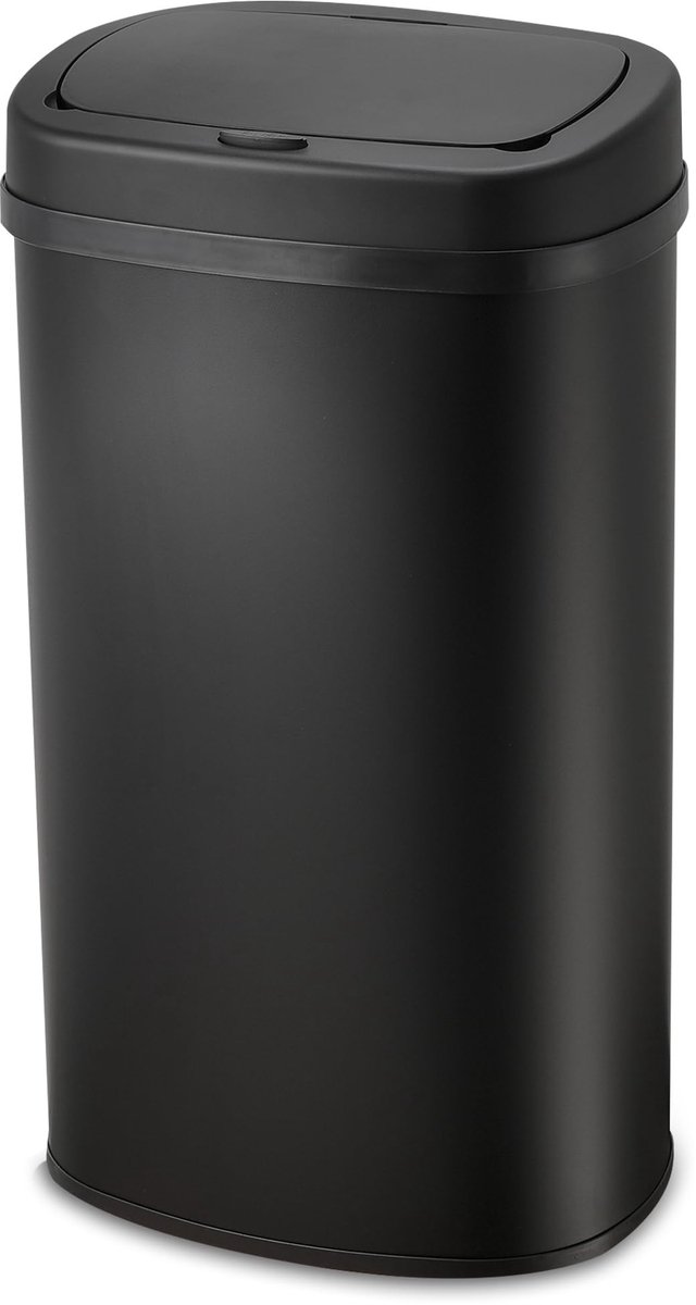 Omgoods- Afvalbak 60 Liter - Vuilnisbak Met Touch-Top Deksel - Rechthoekige Afvalbak - Geurvrij - Geschikt Voor Keuken/Badkamer/Slaapkamer