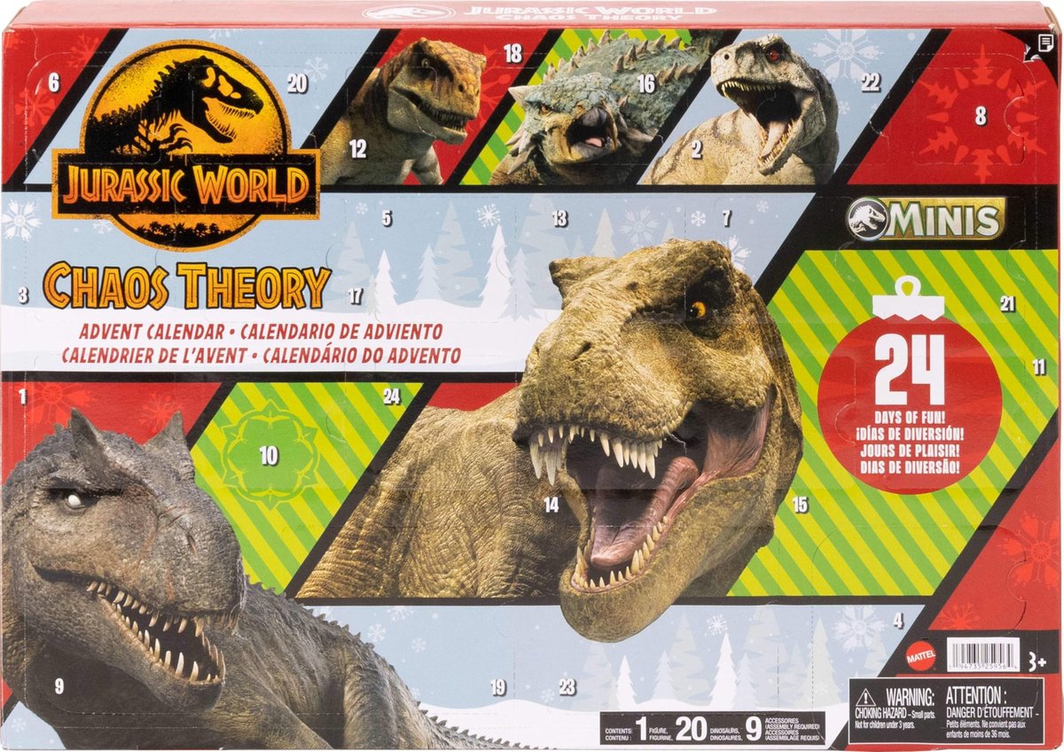 Omgoods - Jurassic World Advent Calendar met 24 Speelgoedverrassingen