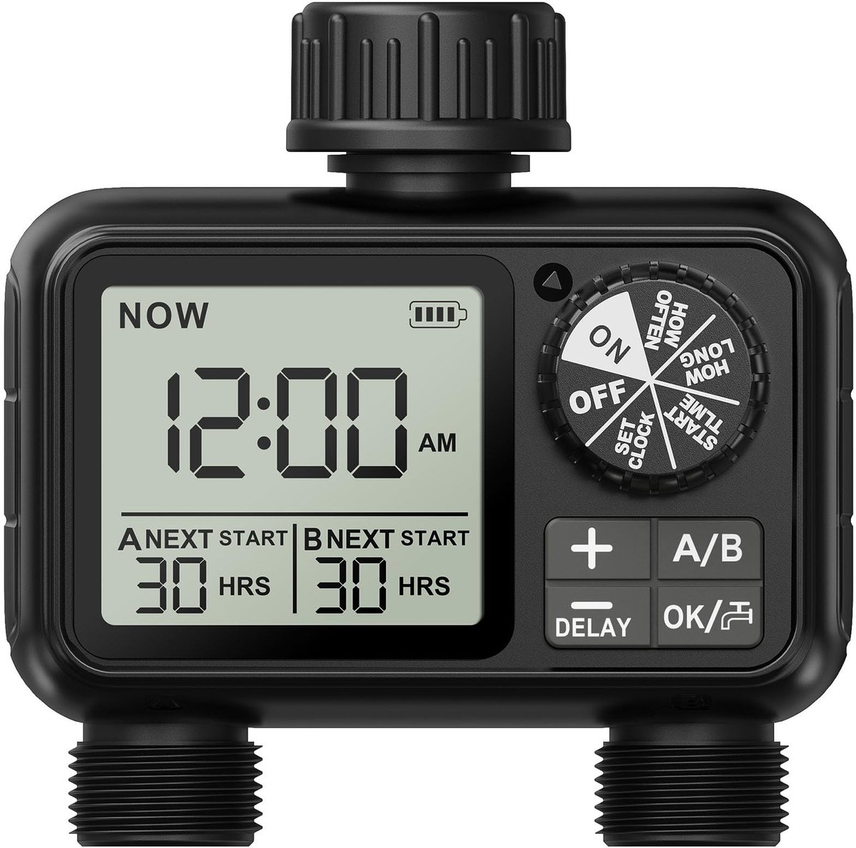 Omgoods - Water Timer voor Irrigatie met Regenvertraging - Automatische en Handmatige Modus