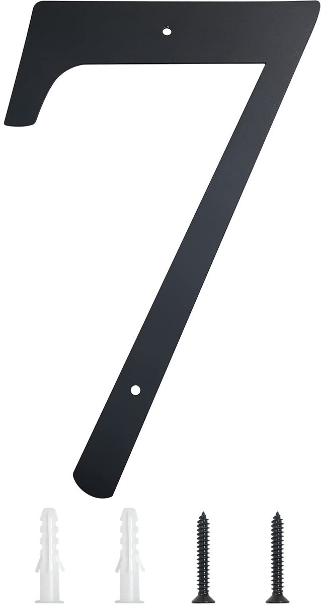 Omgoods - 27.5 cm Super Groot Huisnummer - Elegant en Zichtbaar