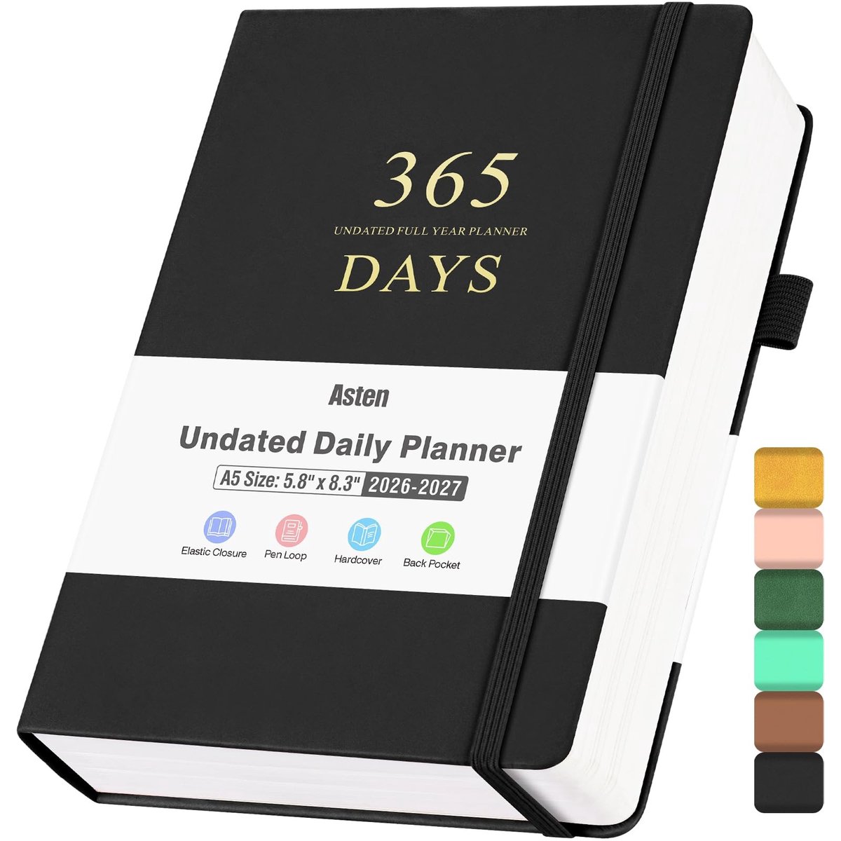 Omgoods - Ongeplande Dagelijkse Planner met To-Do Lijst en 365 Dagen