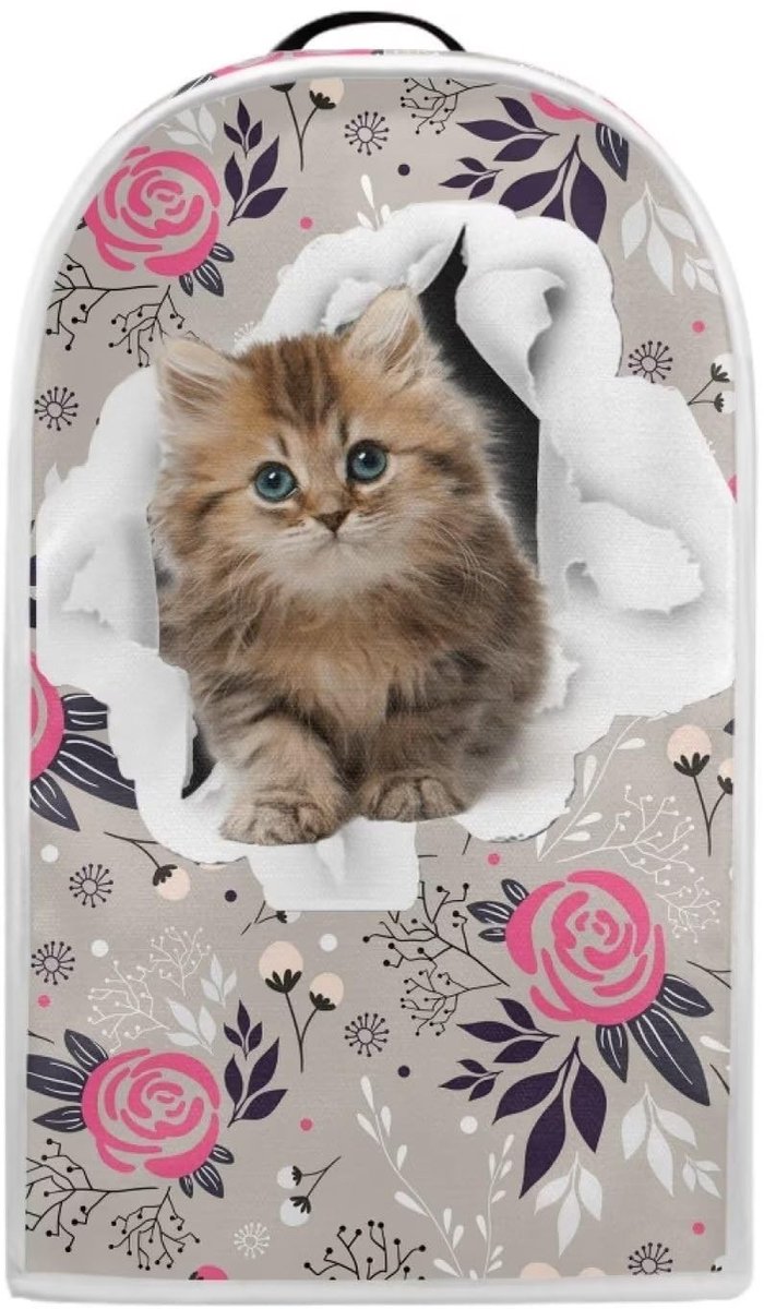 Omgoods - Poceacles Deksel voor Keukenmixers - Blender Cover met Kattenpatroon - Stofvrij en Vlekbestendig — afbeelding 5