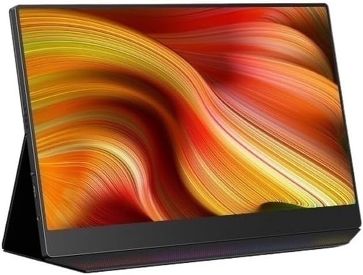 Draagbare Monitor - Extra Scherm Laptop - Productiever Werken - Full HD IPS Paneel - 15 inch - Zilver