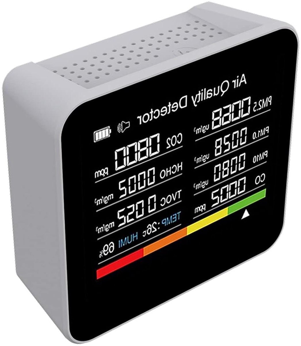 Luchtkwaliteit Detector - CO2 Meter Monitor - Binnenmilieu Controleren - 9 In 1 Metingen
