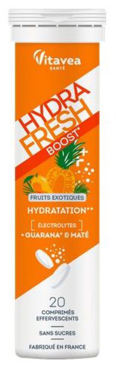 Vitavea HydraFresh Boost 20 Bruistabletten (Smaak : Exotische vruchten)
